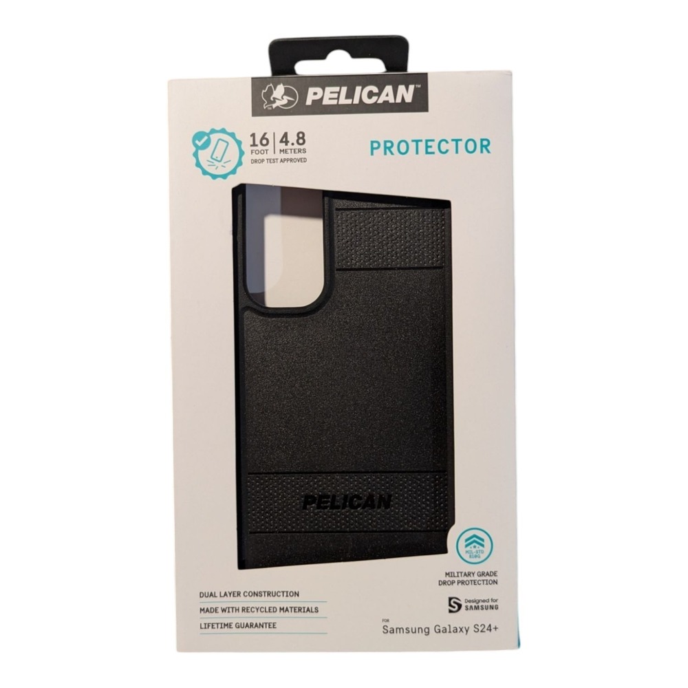 D8. Pelican Protector Series Case for Samsung Galaxy S24+ Plus - Black